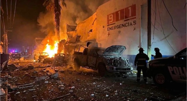 Ataque con explosivo en Ojocaliente deja 7 heridos; suspenden clases.