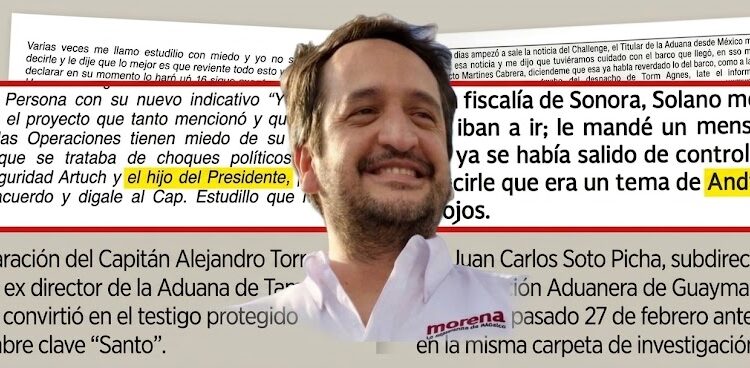 “Andy” aparece en dos testimonios de la FGR sobre presunto huachicol fiscal