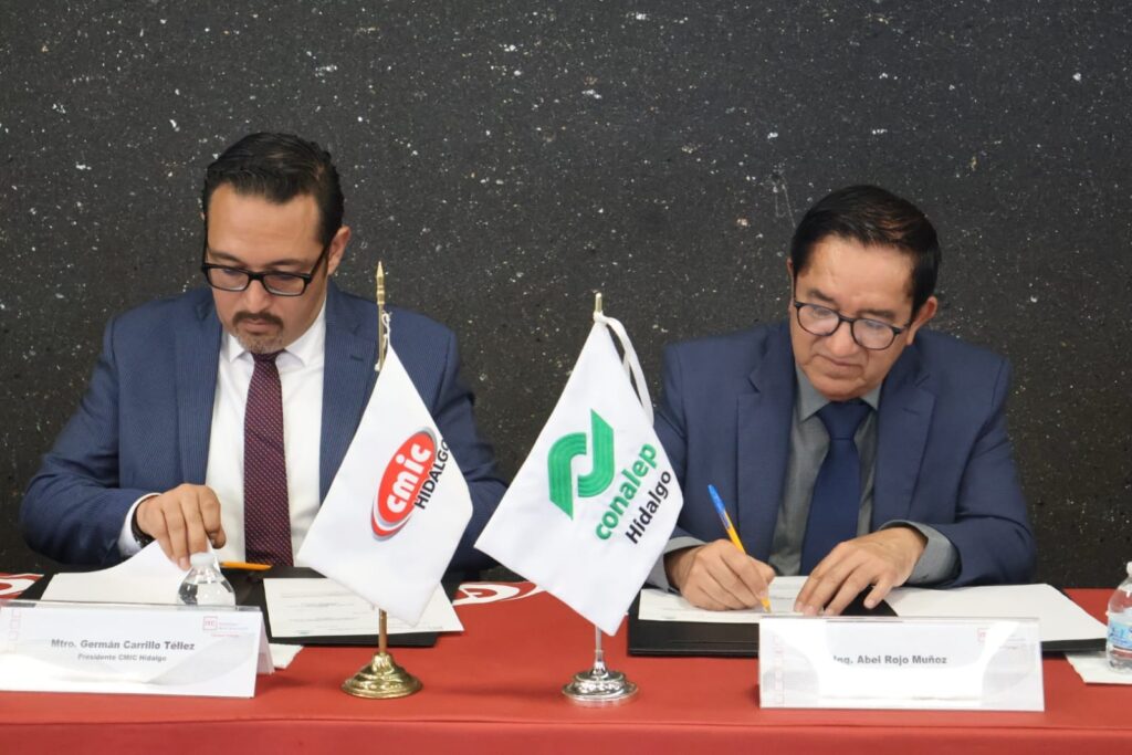 Conalep Hidalgo fortalece la vinculación con el sector de la construcción