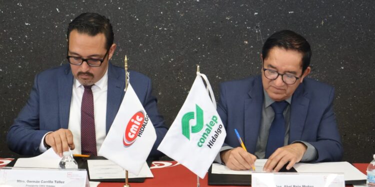 Conalep Hidalgo fortalece la vinculación con el sector de la construcción