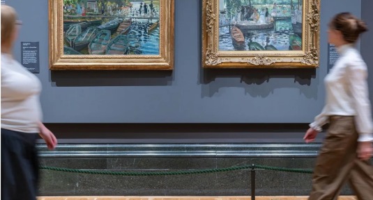 Roban cuatro pinturas de Renoir en Francia; dos fueron recuperadas.