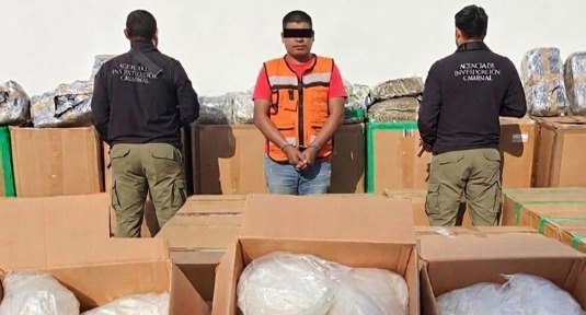 ¡No eran dulces! Detienen a conductor con casi 2 toneladas de droga en Tabasco.