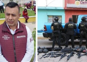 Cae alcalde de Morena en Puebla con armas y blindados