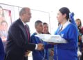 Natividad Castrejón entrega útiles, calzado y uniformes en cinco municipios