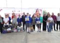 Natividad Castrejón entrega útiles, calzado y uniformes en cinco municipios