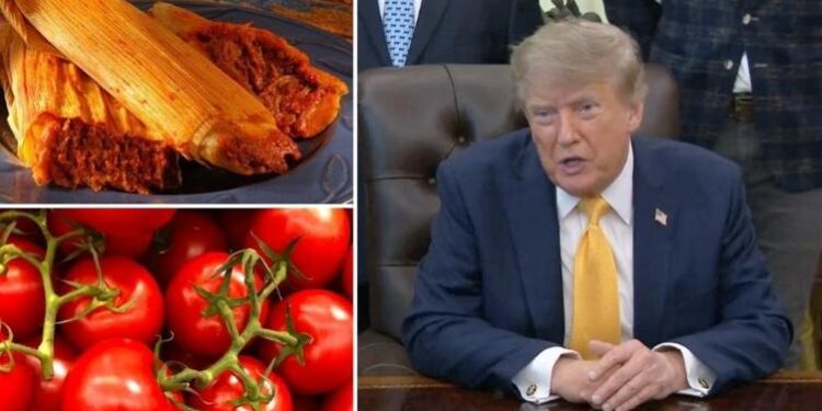 Trump ataca a México: “Solo tienen tamales y tomates”