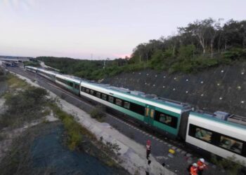 Tren Maya vuelve a fallar: se descarrila en Campeche